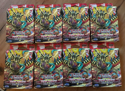 YUGIOH 1ST ED FIRE KINGS STRUCTURE DECK FACTORY SEALED NEW-image