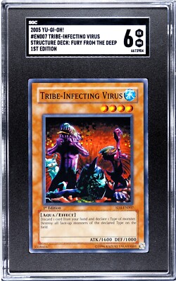 2005 Yu-Gi-Oh! Structure Deck: Fury From The Deep SD4-EN007 Tribe-Infecting Vir-image