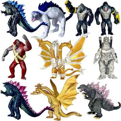 10-Piece Godzilla x Kong: The New Empire Action Figure Set – Ultimate Monster-image