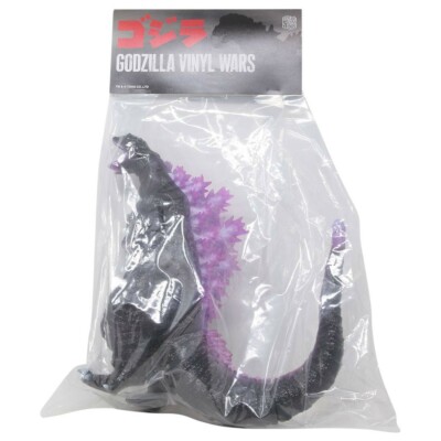 Medicom Godzilla 2016 Fire Laser Night Battle Ver. Black Base Sofubi Figure-image