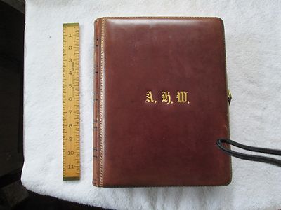 A Gorgeous Leather Bound Photo Album - 17 Photos  - 