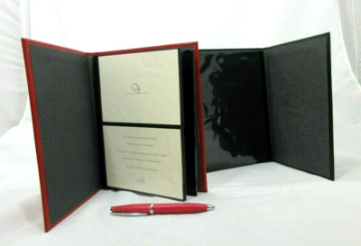 Graphic Image Photo Album Leather Cover 7x9 Flat Bound 64 Clear Pockets Black-image