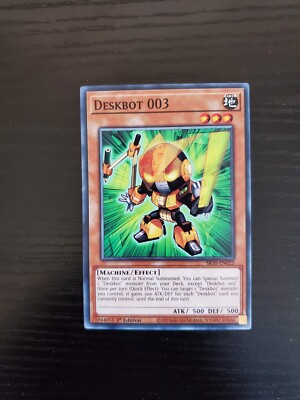 Deskbot 003 - Yugioh Structure Deck Mechanized Madness 1st Ed - SR10-EN022-image