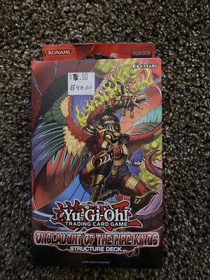 yugioh Onslaught of the Fire Kings Structure Deck English 1st Ed Factory Sealed-image