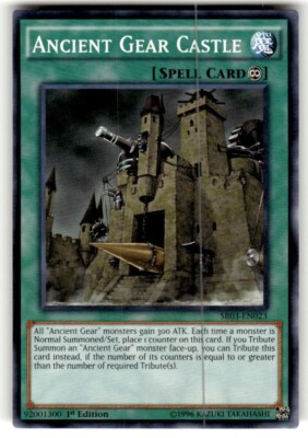 Ancient Gear Castle SR03-EN023 Structure Deck: Machine Reactor 1st Edition NM-image