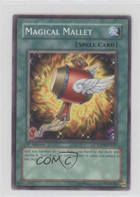 2006 Yu-Gi-Oh! Dinosaur's Rage Structure Deck 1st Edition Magical Mallet 0yj1-image