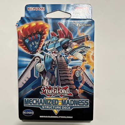 Yu-Gi-Oh! TCG Structure Deck Mechanized Madness 1st Edition. Damaged Box.-image