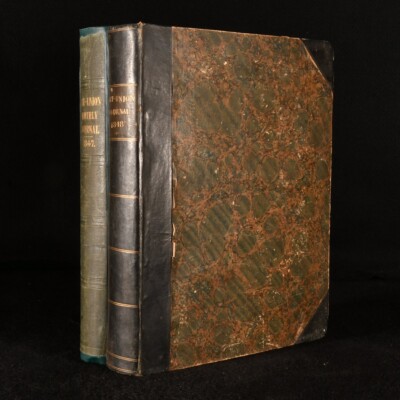 1847-1848 2 Vols The Art-Union Monthly Journal of The Fine Arts Ilustrated-image