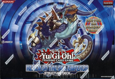 YUGIOH REALM OF THE SEA EMPEROR 1ST EDITION STRUCTURE DECK BOX BLOWOUT CARDS-image