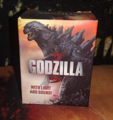 Running Press Godzilla (2014) Light & Sound Mini Figure and Sticker Book -image