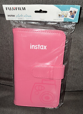 Fujifilm Instax Wallet Photo Album Holds Up To 108 Photos {Flamingo Pink} 🎞️📸-image