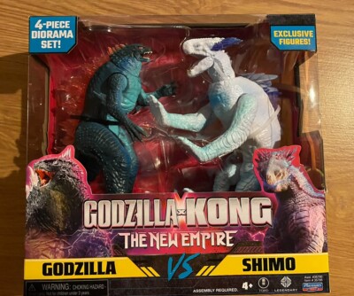 Godzilla X Kong The New Empire Godzilla Vs Shimo Pack of 2 Action Figure - New!-image