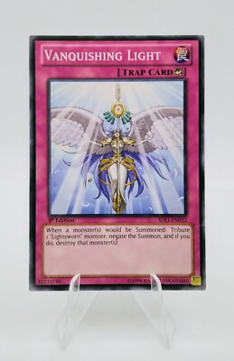 Vanquishing Light 1st Edition SDLI-EN032 Structure Deck: R... 2014 Yu-Gi-Oh Card-image