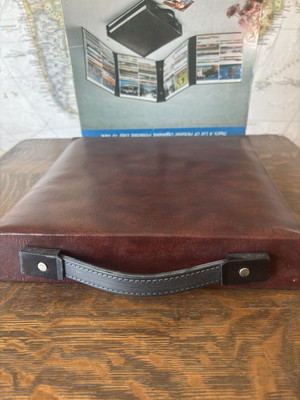Vintage Retro Brown Photo Album Bifold 200-3.5