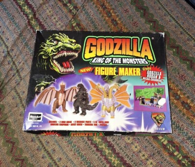 GODZILLA King of the Monsters FIGURE MAKER Sealed DENTED BOX RoseArt 1995 Toho-image