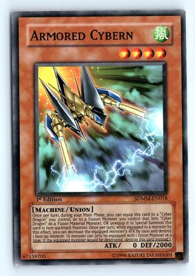 Yu-Gi-Uh Armored Cybern #SDMM-EN018 Structure Deck: Machina Mayhem tcg LP-image
