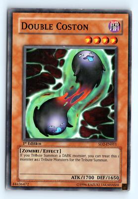 Yu-Gi-Oh Double Coston #SD2-EN011 Structure Deck: Zombie Madness tcg LP-image