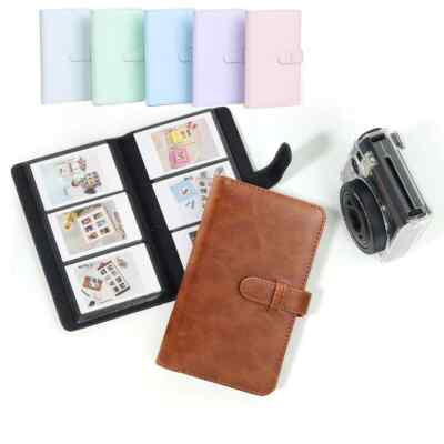 PU Leather 3Inch Photo Album Elegant 6 Slot Display Wedding Guest Pictures Case-image