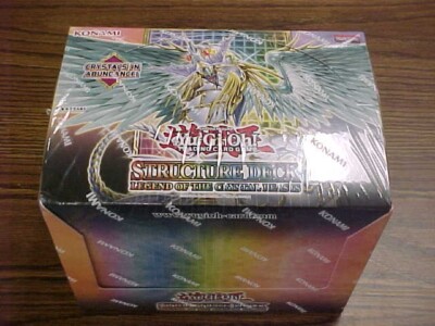 YUGIOH STRUCTURE DECK Display Box X8 LEGEND OF THE CRYSTAL BEASTS SEALED-image