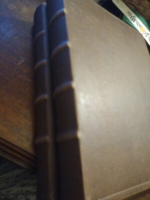 Leather-Bound Photo Album Holds 300 each Photos with Fancy Extras Brown Set Of 2-image