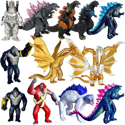Brand New Set of 12 Godzilla x Kong: The New Empire, Toys Action Figures-image