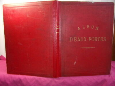 ALBUM D'EAUX FORTES & LITHOGRAPHIES, vol in-folio 1880-image