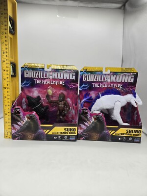 🔥Bundle🔥Godzilla x Kong The New Empire ACTION FIGURES Suko With Doug & Shimo-image