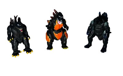 GODZILLA FIRE Action Figures Lot of 3 - 3
