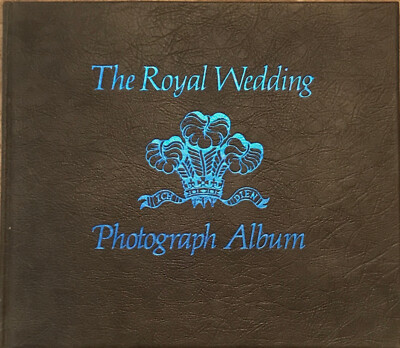 The Royal Wedding Photograph Album, 1981, Easton Press, leather cover, slipcase-image