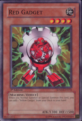 Yugioh Red Gadget #SDMM-EN016 Structure Deck: Machina Mayhem 1st Edition-image