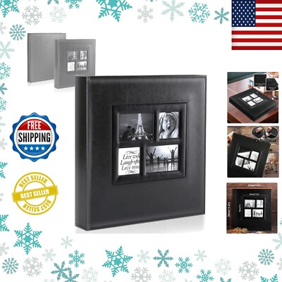 lbum de fotos de 4 x 6 pulgadas con 1000 bolsillos, capacidad extragrande, pa...-image