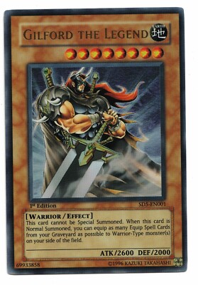 Yu-Gi-Oh Card: Gilford the Legend SD5-EN001 Ultra Rare 1st Edition! NM-image