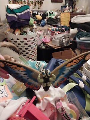 Godzilla Action Figure Mothra Rainbow Kaiji Bandai Toho 2002 Vinyl 10