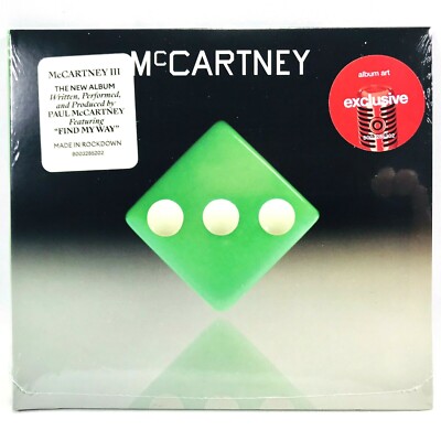 Paul McCartney III (2020) - Green Cover Alternative Limited Edition Music CD-image