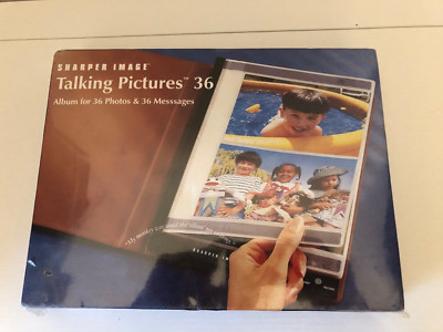 Sharper Image Talking Pictures 36: Album for 36 Photos & Messages New Sealed-image