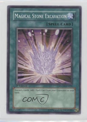 Magical Stone Excavation 1st Ed. YuGiOh Zombie World Structure Deck 2008 0g2e-image