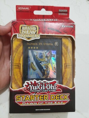 Yugioh Dawn Of The XYZ Starter Deck 1st. Ed New GEM MINT PERFECT Factory Sealed!-image
