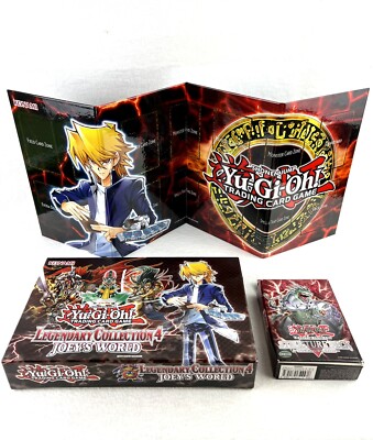 YuGiOh Legendary Collection 4 Joeys World BOX & PLAY MAT ONLY + Dino Rage BOX-image
