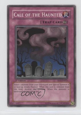 Call of the Haunted 1st Ed. YuGiOh Dragon's Roar Structure Deck #SD1-EN021 0p5r-image