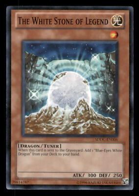 Yugioh The White Stone of Legend #SDDC-EN006 Structure Deck: Dragons Collide LP-image