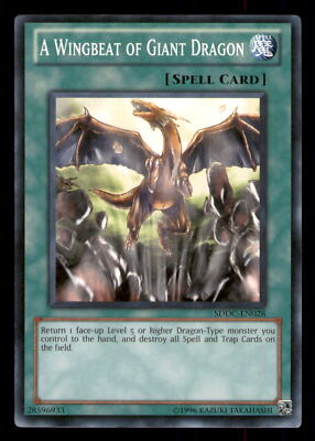 Yugioh A Wingbeat of Giant Dragon #SDDC-EN028 Structure Deck: Dragons Collide LP-image