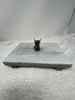 TOHO 1994 Vintage 2” Godzilla Ghidorah Plastic Gold Dragon Figure-image