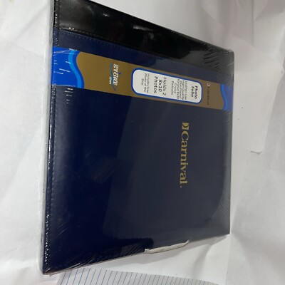 NEW CARNIVAL CRUISE LINE PHOTO BOOK LEATHER LIKE 8 X 10-image