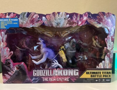 GODZILLA x KONG THE NEW EMPIRE ULTIMATE TITAN BATTLE PACK 5 FIGURES SHIPS FAST -image