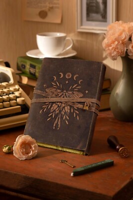 Leather Journal Book of Shadows Spell Book-image