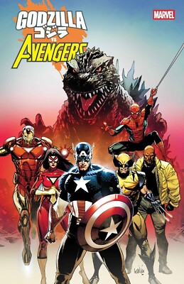 Godzilla Vs Avengers #1 CVR A Pre Order 6/18 Marvel Comics-image