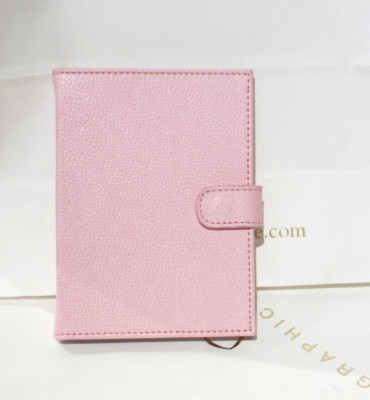 Barneys New York Photo Album Brag Book Leather 20 Clear 4x6