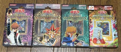 Rare Yu-Gi-Oh! Card Structure Deck Yugi Jonouchi Kaiba Pegasus Edition Set of 4-image
