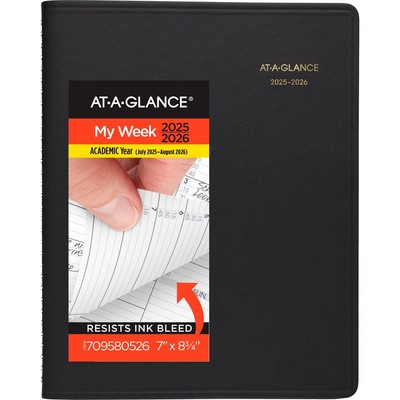 Planner 2025-2026 Academic Weekly Quarter-Hourly Appointment Book 7