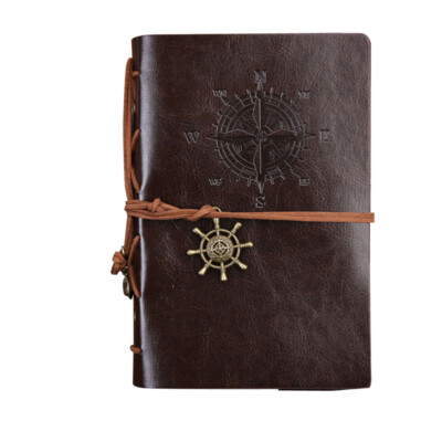 notebook leather Vintage Bound Notepad Notebook Leather Journal-image